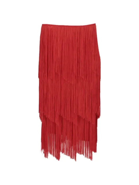 TOM FORD falda midi con flecos