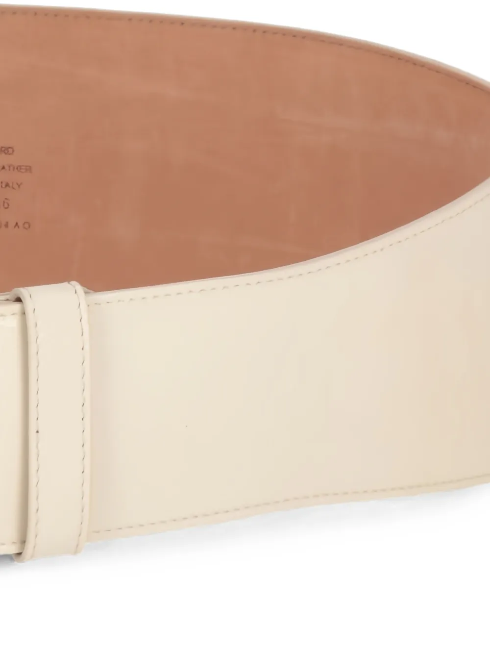 TOM FORD Leren riem Beige