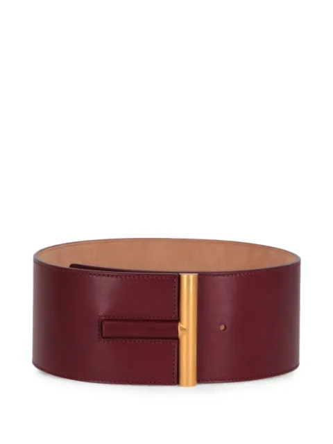 TOM FORD T-clasp leather belt