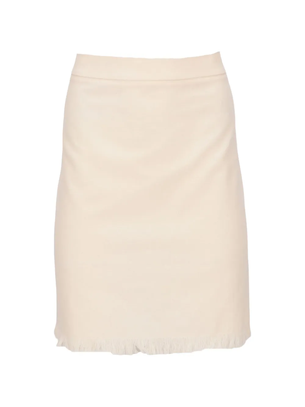 TOM FORD ruffle-trim mini skirt - Nude