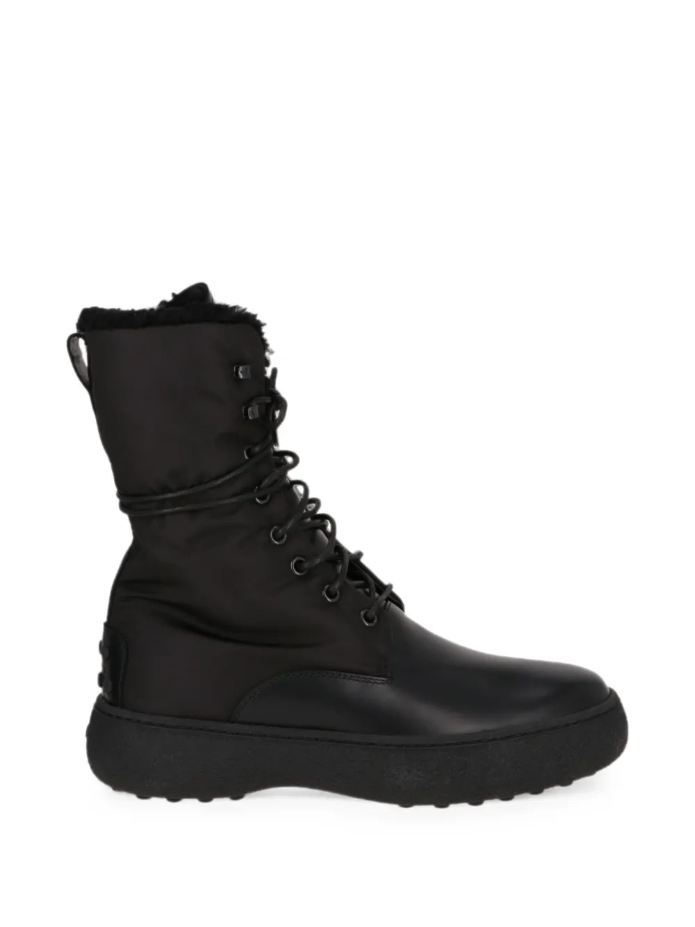 Tod's Gommino lace-up ankle boots Zwart