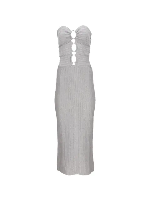 TOM FORD cut-out ribbed-knit maxi dress