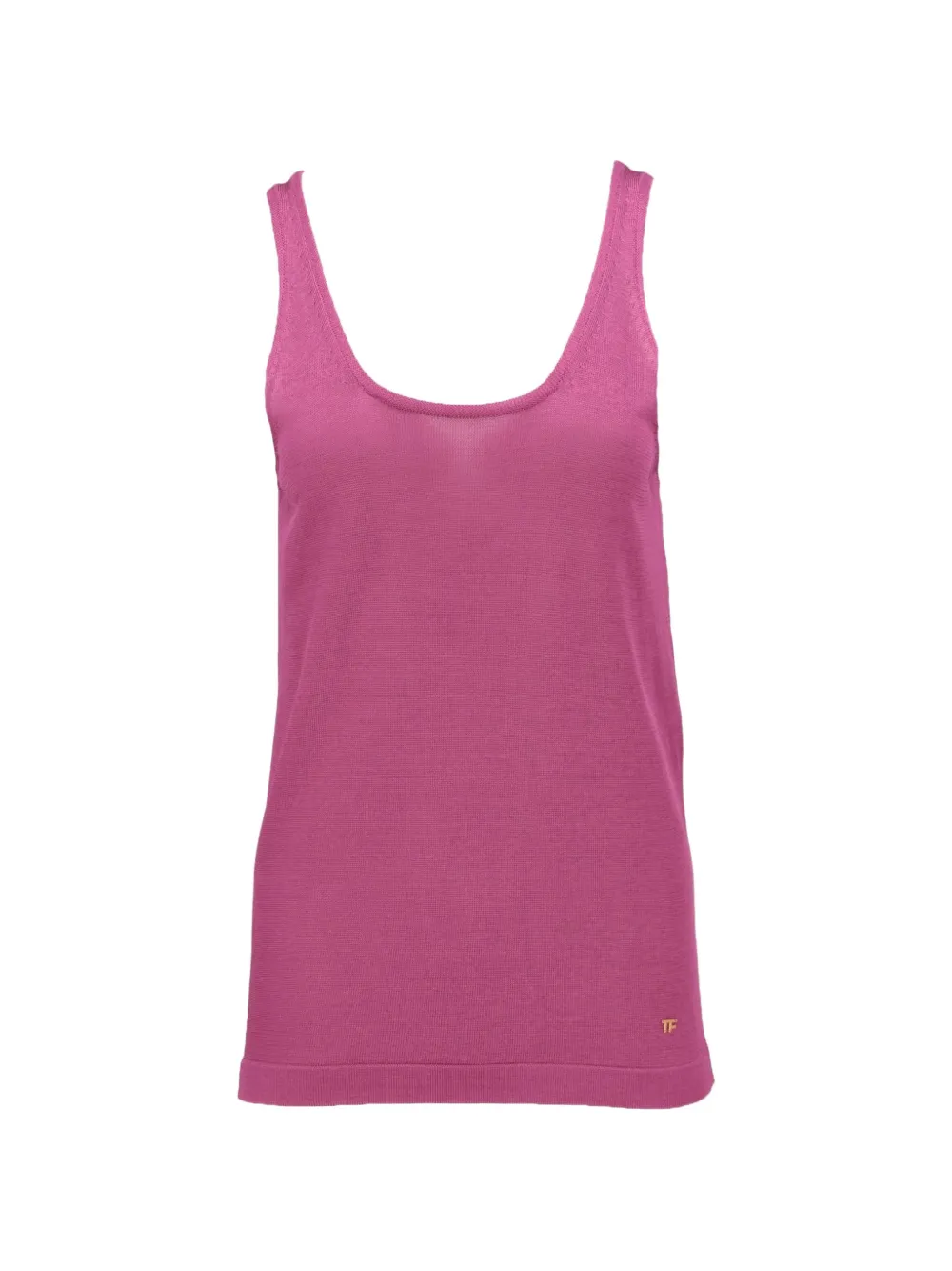 TOM FORD logo-plaque tank top - Rosa