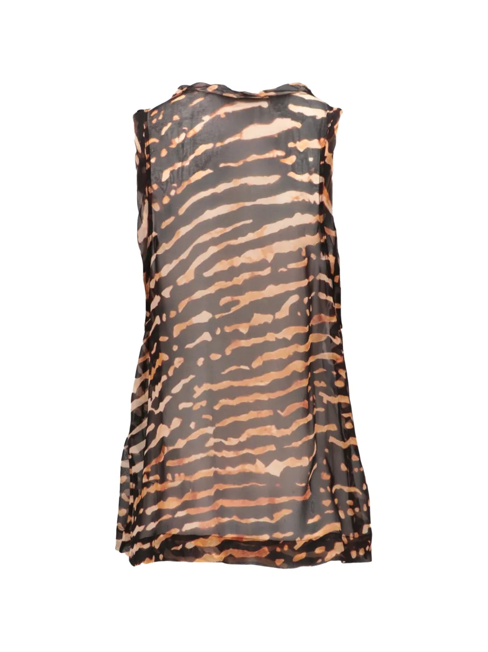 TOM FORD Top met tijgerprint Bruin