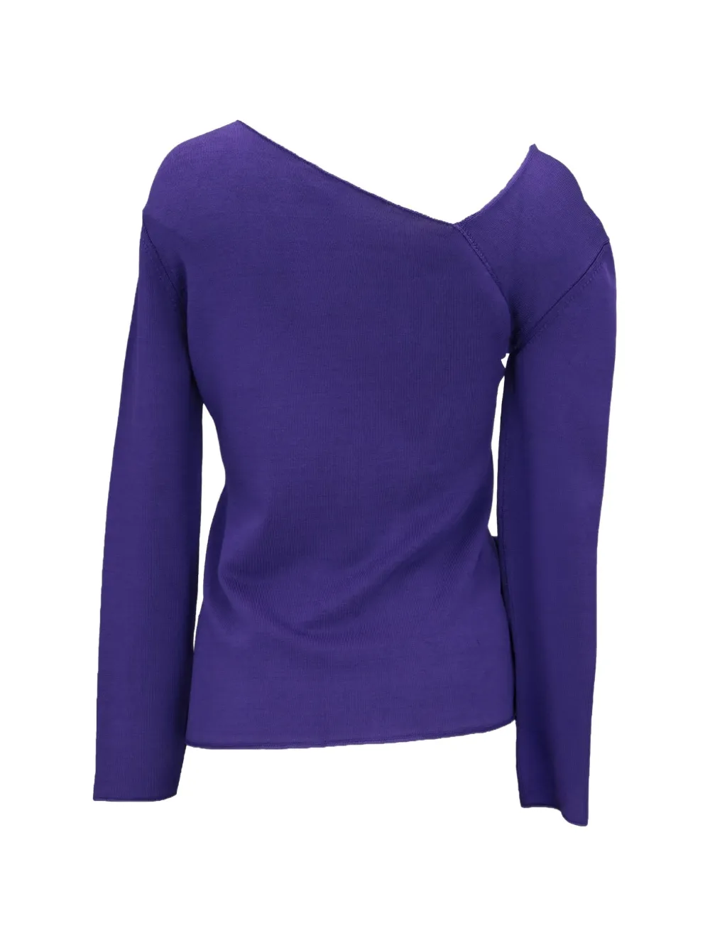 TOM FORD asymmetric-neck side-tie sweater - Viola
