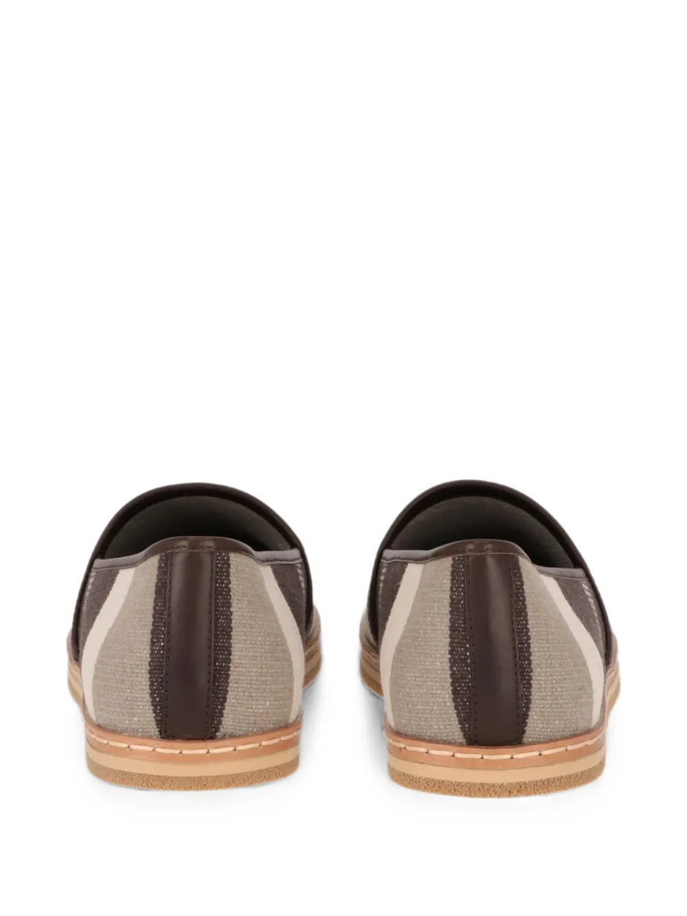 Tod's Gestreepte loafers Bruin