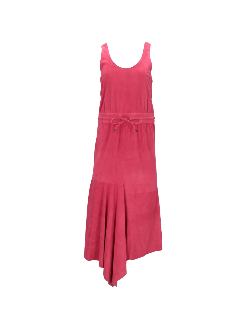 TOM FORD drawstring asymmetric midi dress - Rosa