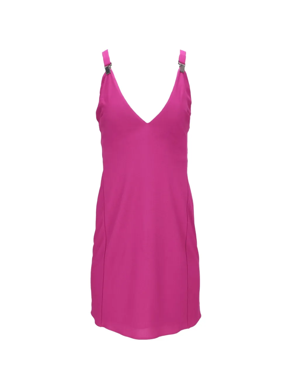 TOM FORD hardware-detailed V-neck mini dress - Pink