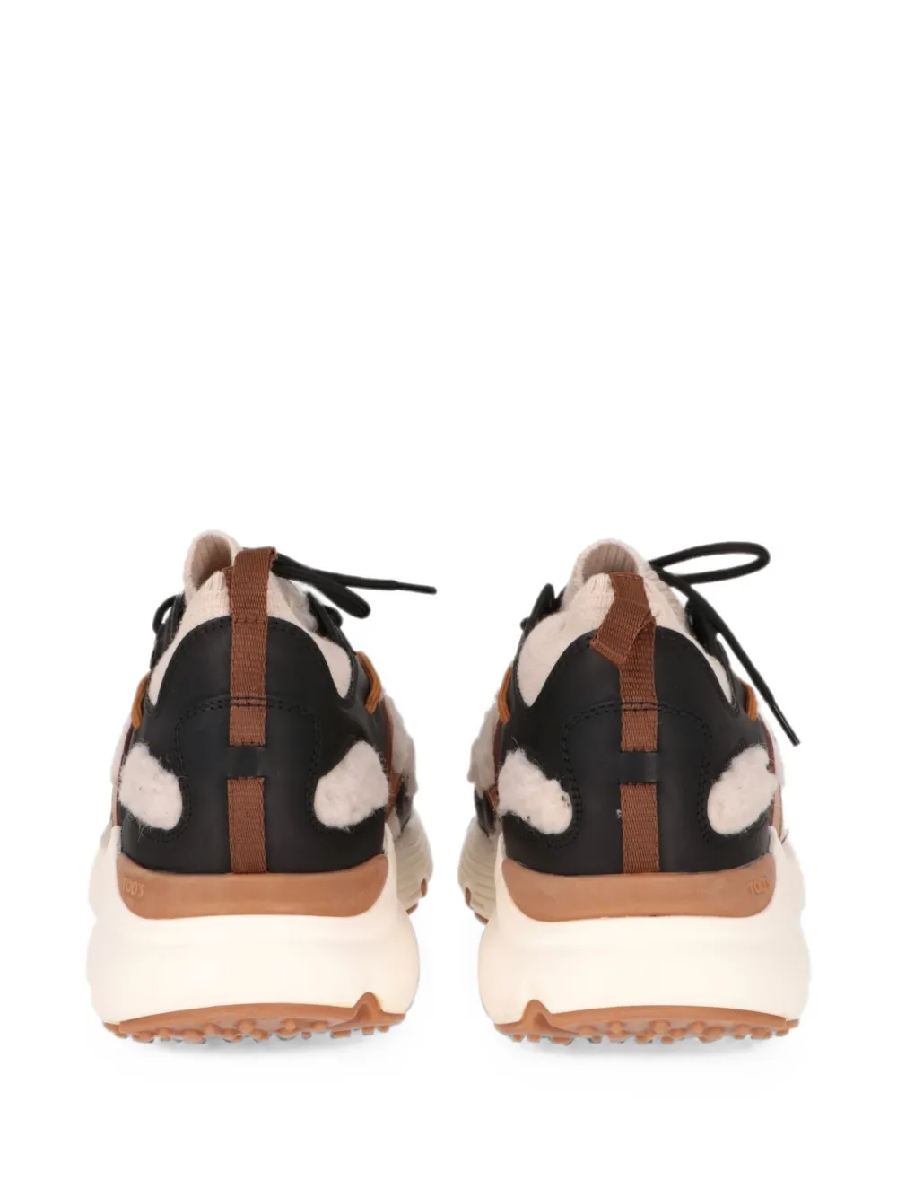 Tod's panelled chunky-sole sneakers Beige