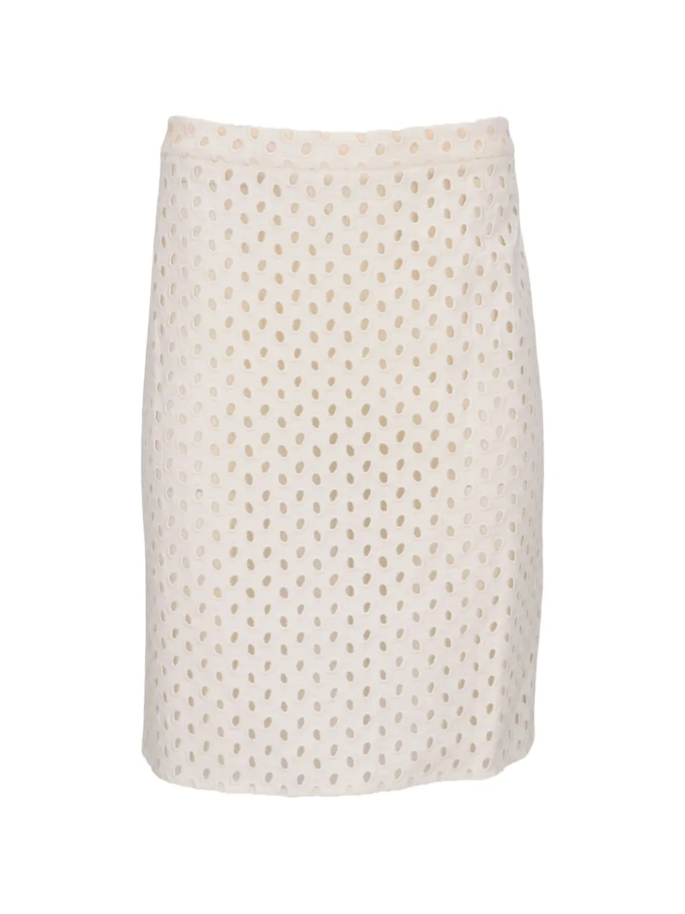 TOM FORD eyelet-embroidered mini skirt - Toni neutri