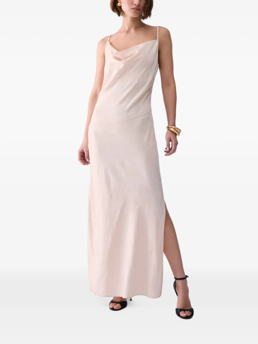 LIU JO Maxi-jurk met jacquard Beige