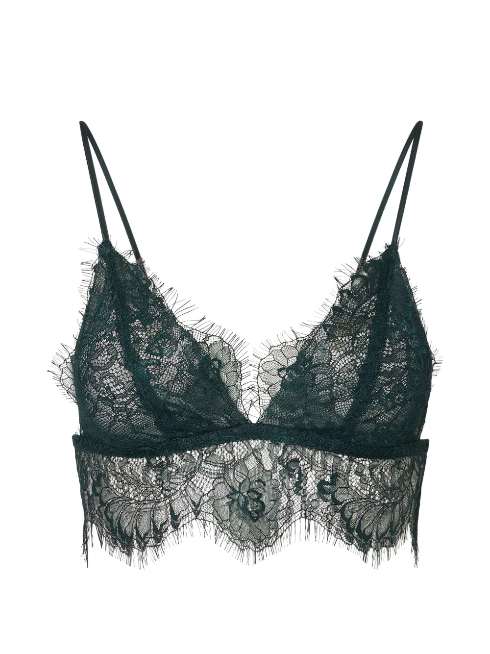 LIU JO chantilly lace bralette - Verde