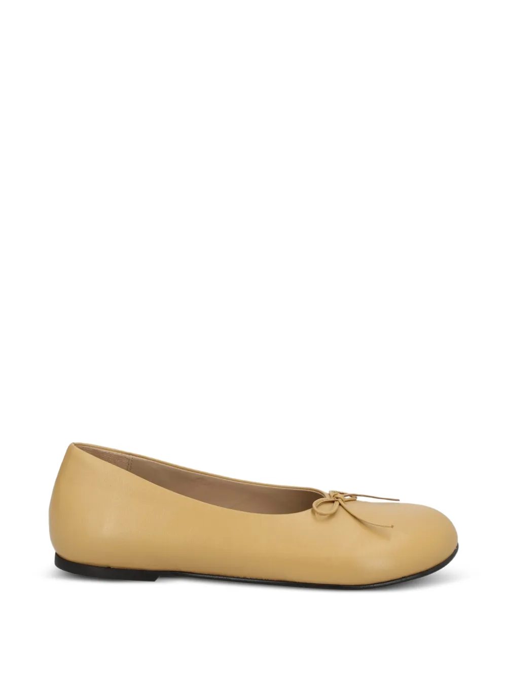Paloma Wool Napoli bow-detail leather ballet flats - Toni neutri