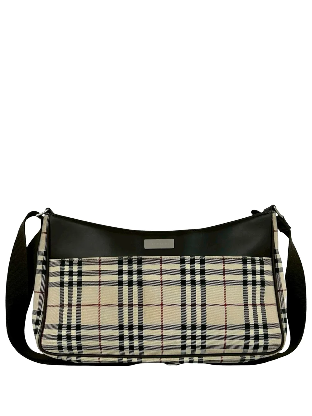 Burberry Pre-Owned Borsa a spalla in tela con motivo House Check 2000-2017 - Toni neutri