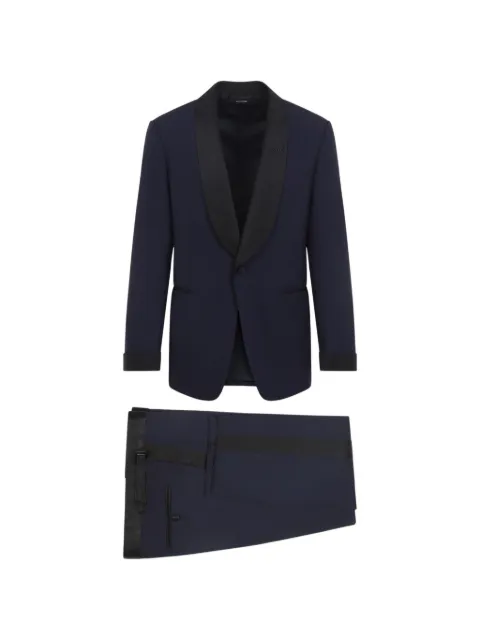 TOM FORD shawl-lapel wool suit