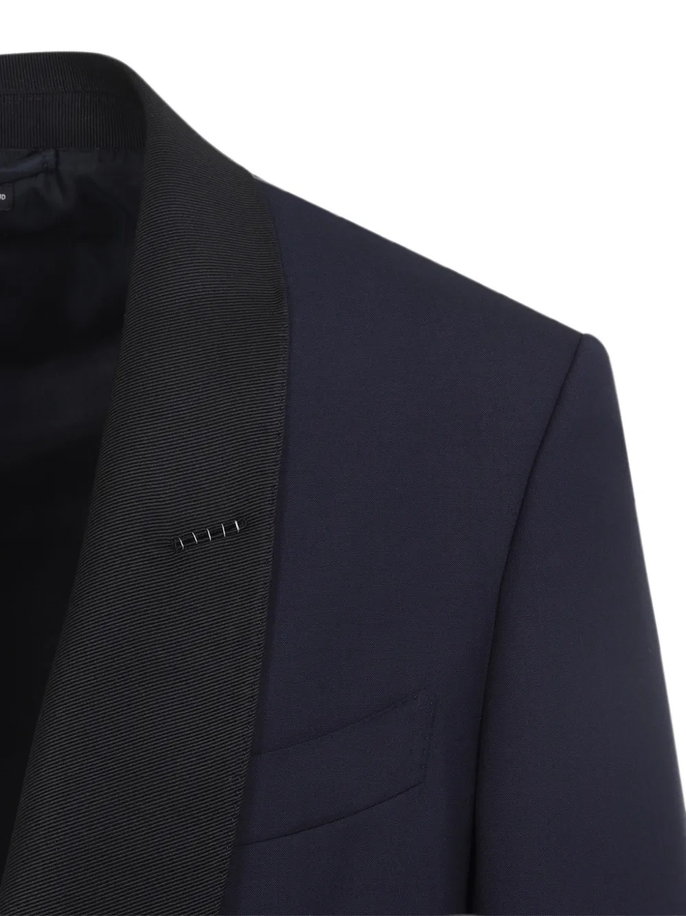 TOM FORD Wollen pak met sjaalrevers Blauw