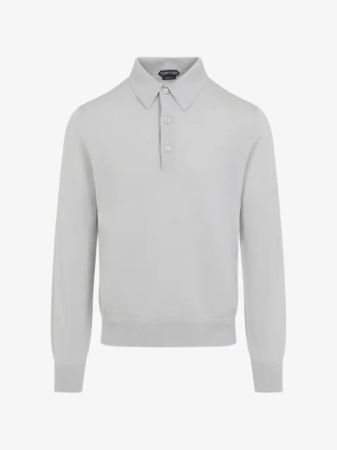 TOM FORD playera tipo polo manga larga