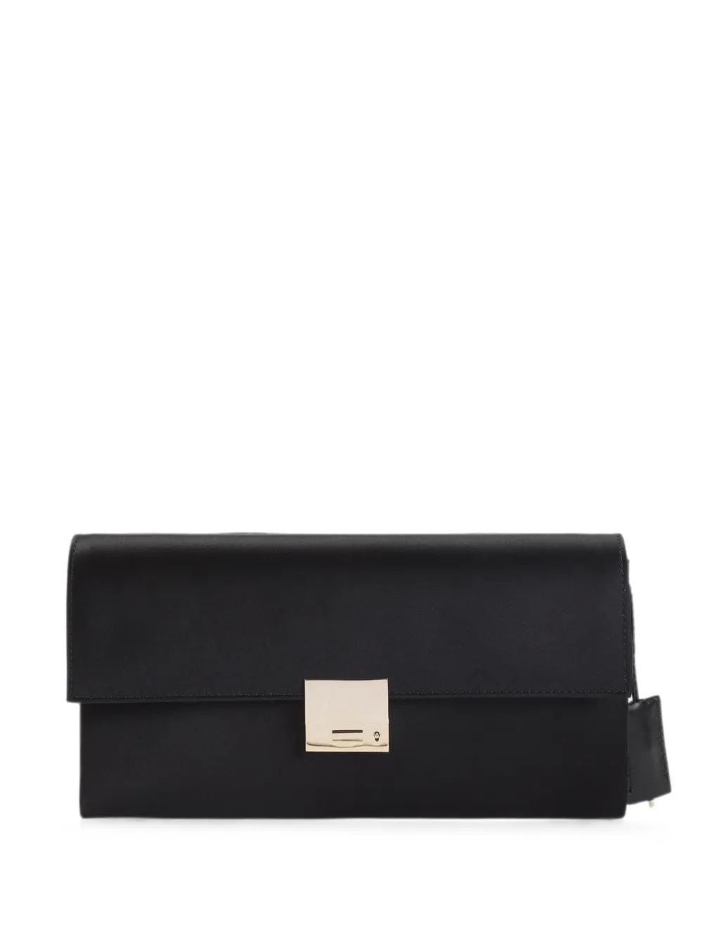 TOM FORD lock-fastening clutch bag - Nero