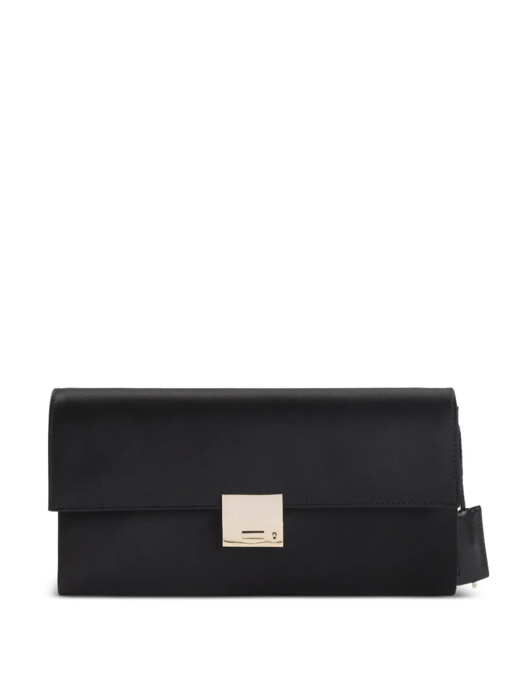 TOM FORD lock-fastening clutch bag - Black