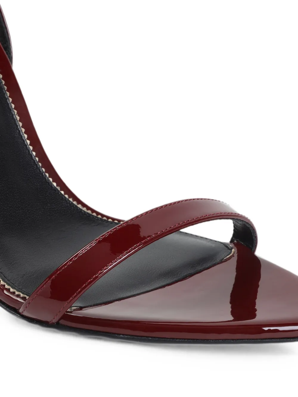 TOM FORD padlock-detail heeled sandals Rood