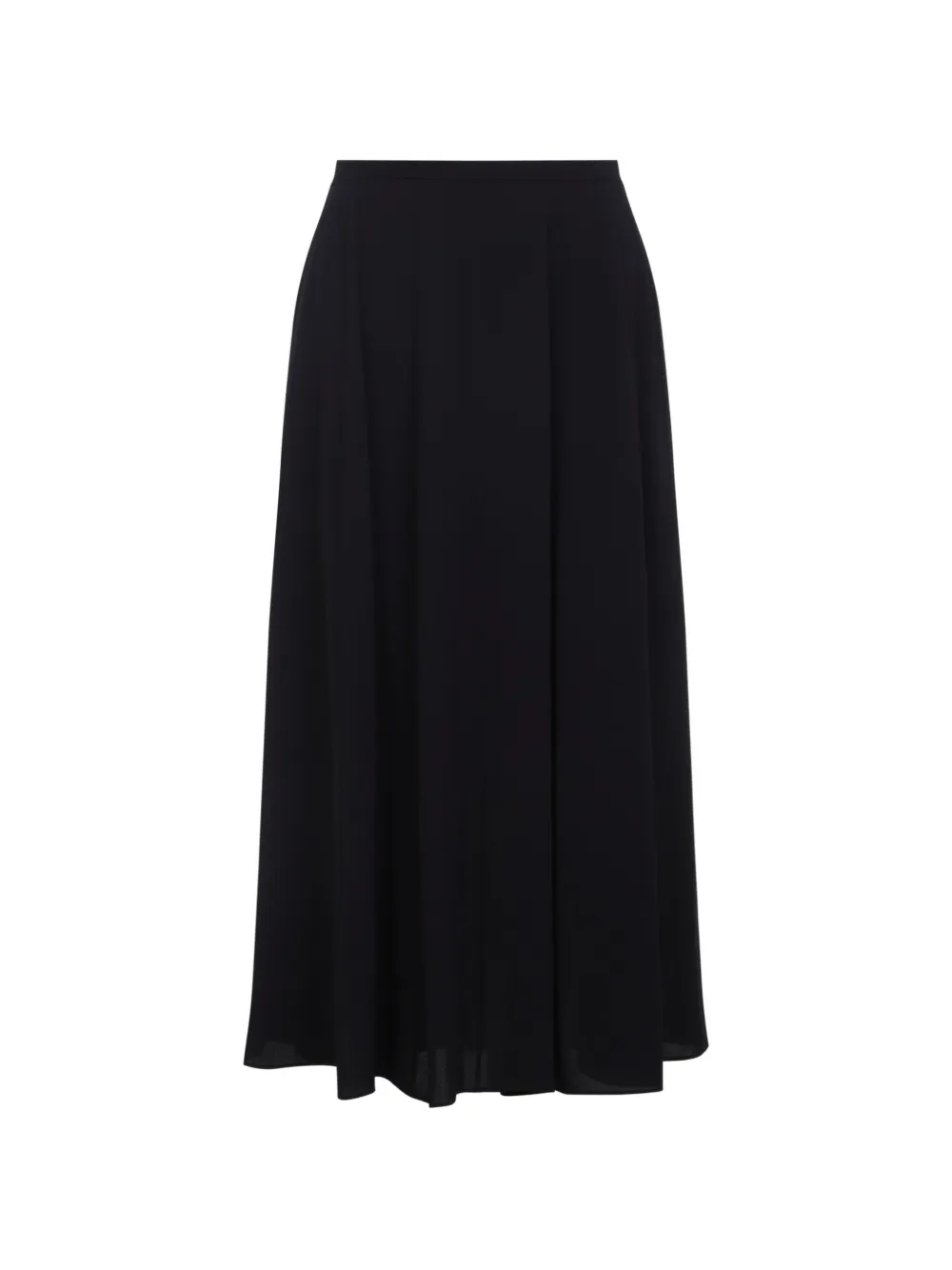 Alberta Ferretti midi high-waisted flared skirt - Nero