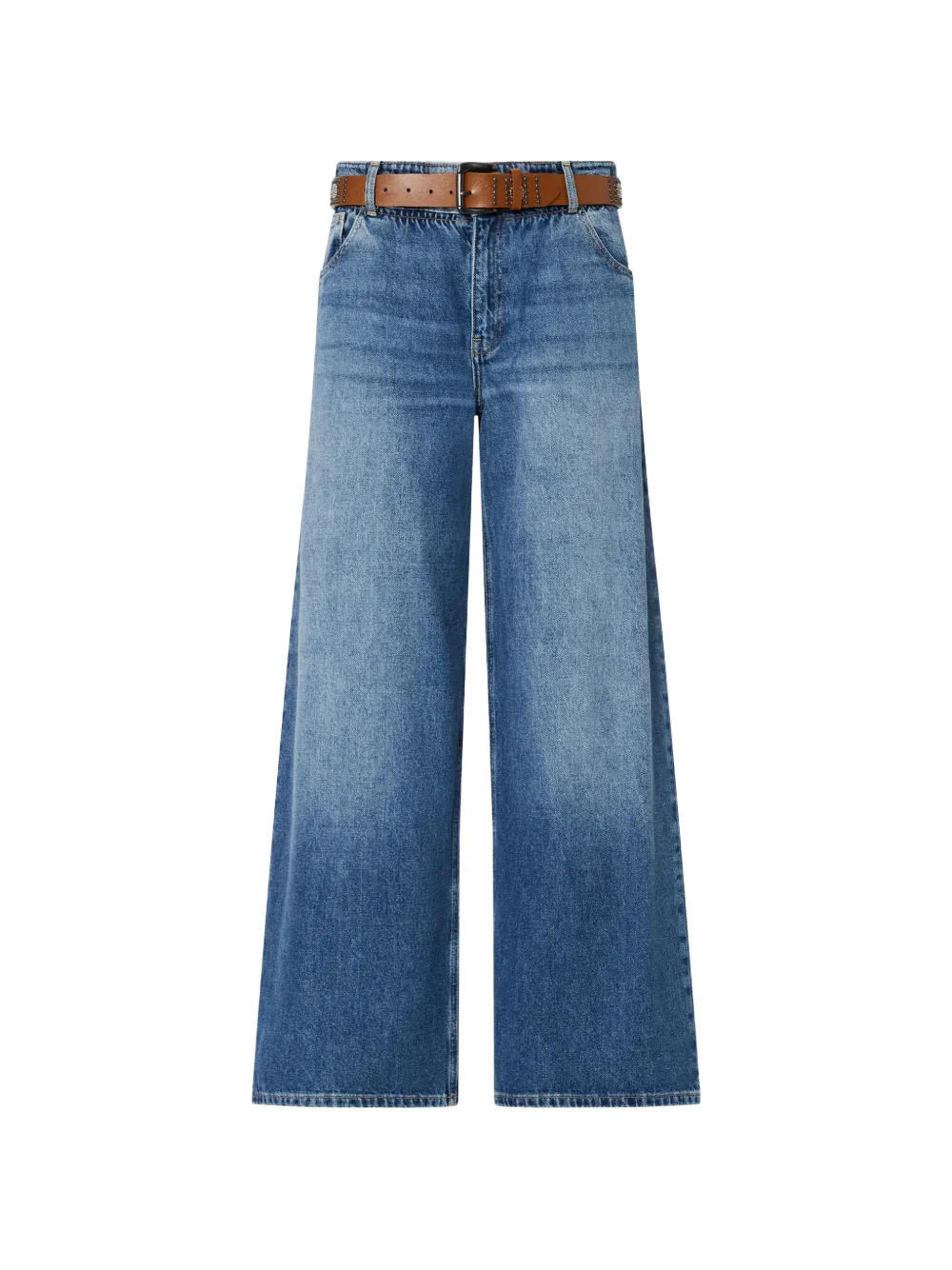 LIU JO flare jeans with belt - Blu