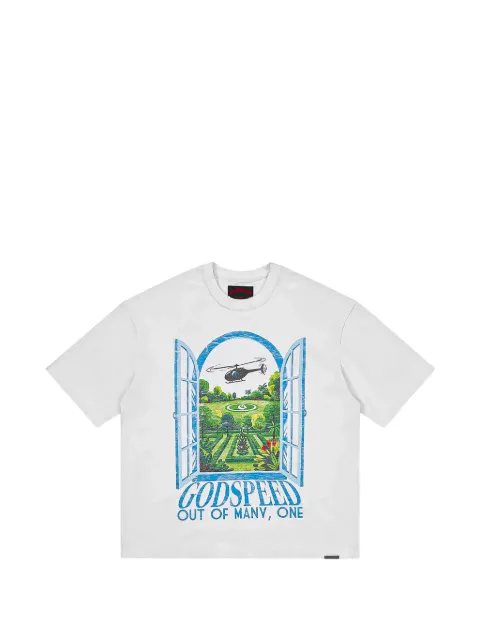 GODSPEED Helipad Dreams graphic-print T-shirt