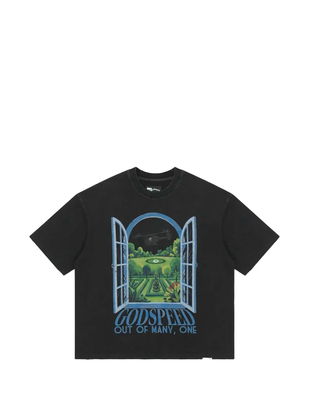 GODSPEED graphic-print T-shirt - Nero