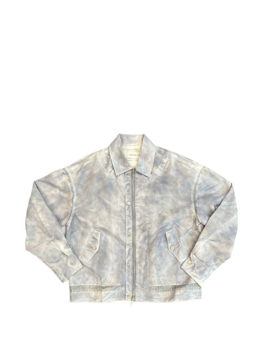 Feng Chen Wang zip-fastening jacket - Blau