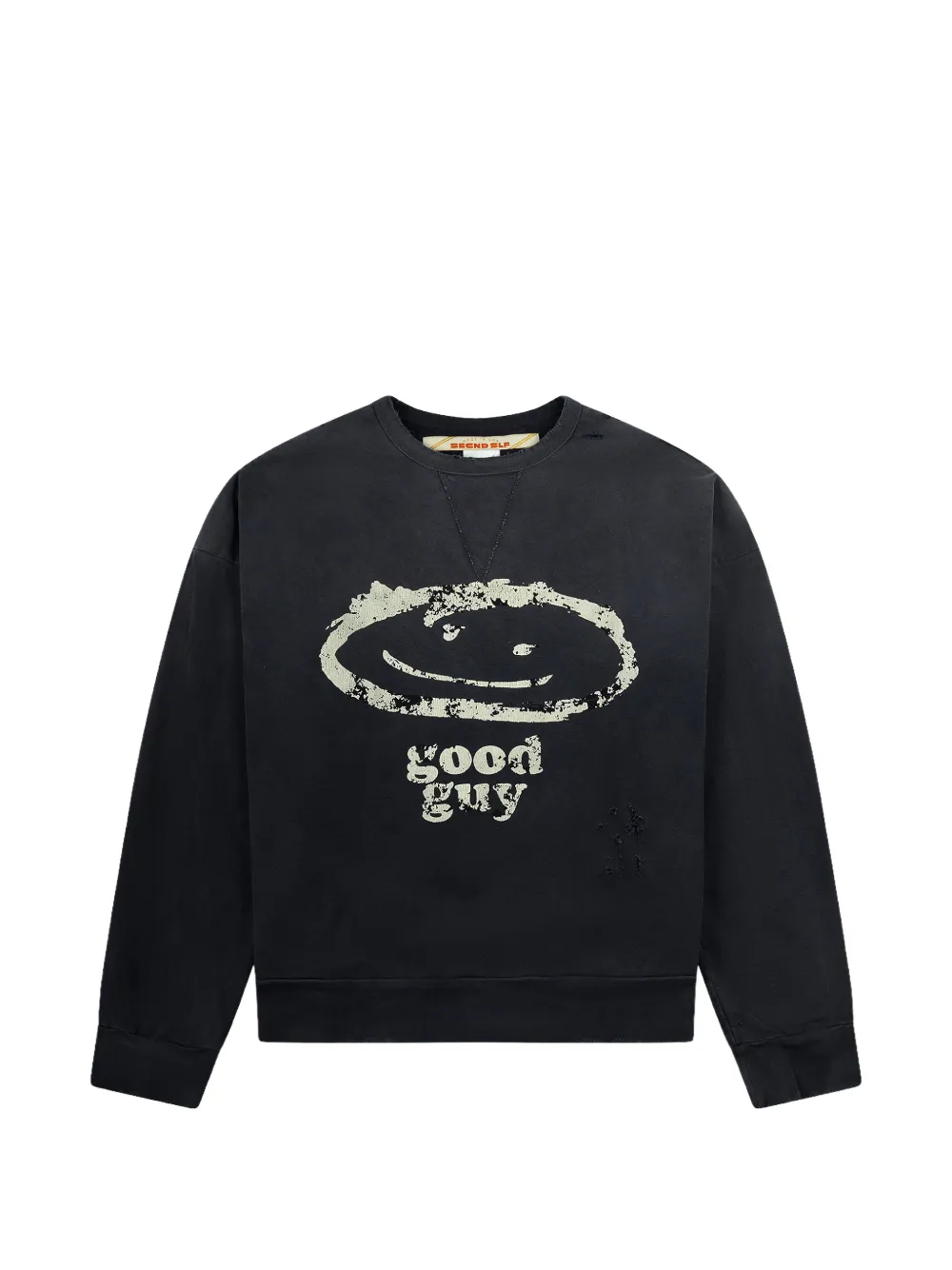 SECND SLF graphic-print sweatshirt - Nero