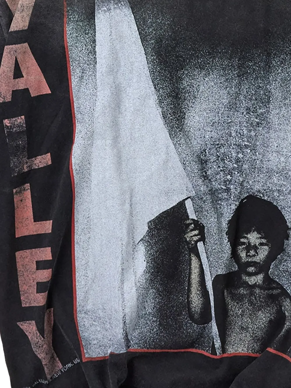 Vale T-shirt met grafische print Zwart