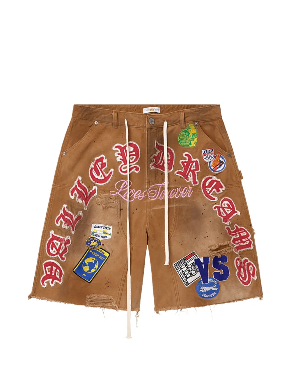 Vale distressed shorts - Braun