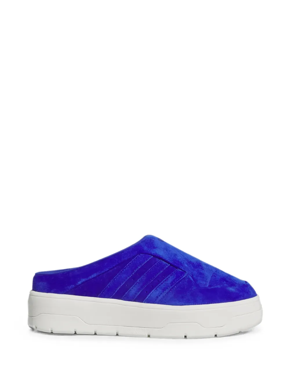 adidas Rivalry suède muiltjes Blauw
