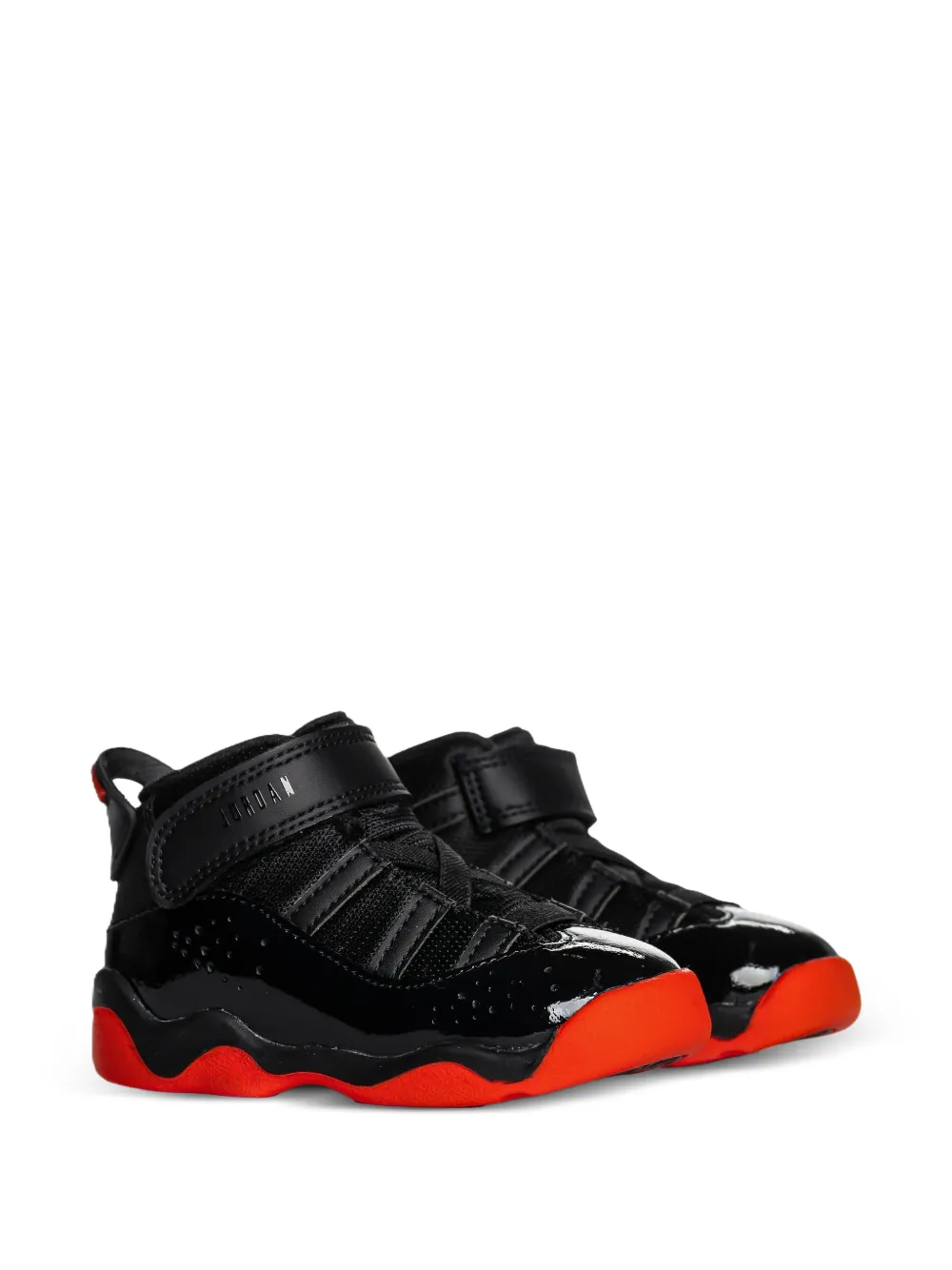 Jordan Kids 6 Rings sneakers met klittenband Zwart