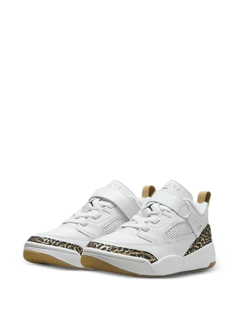Jordan Kids Spizike Low leopard-print sneakers - Bianco