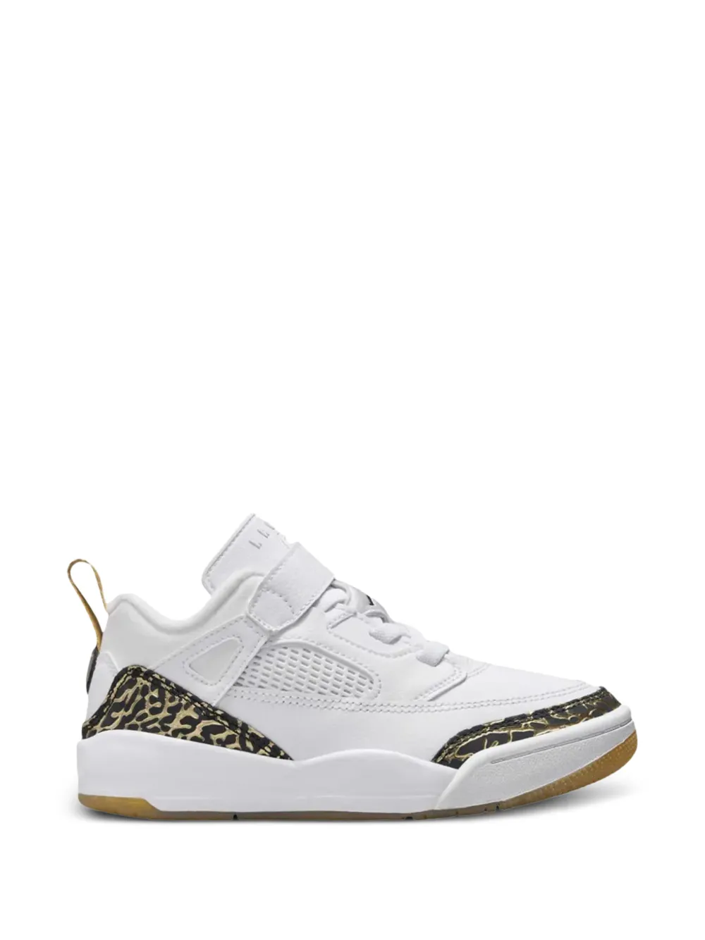 Jordan Kids Spizike Low leopard-print sneakers - Bianco