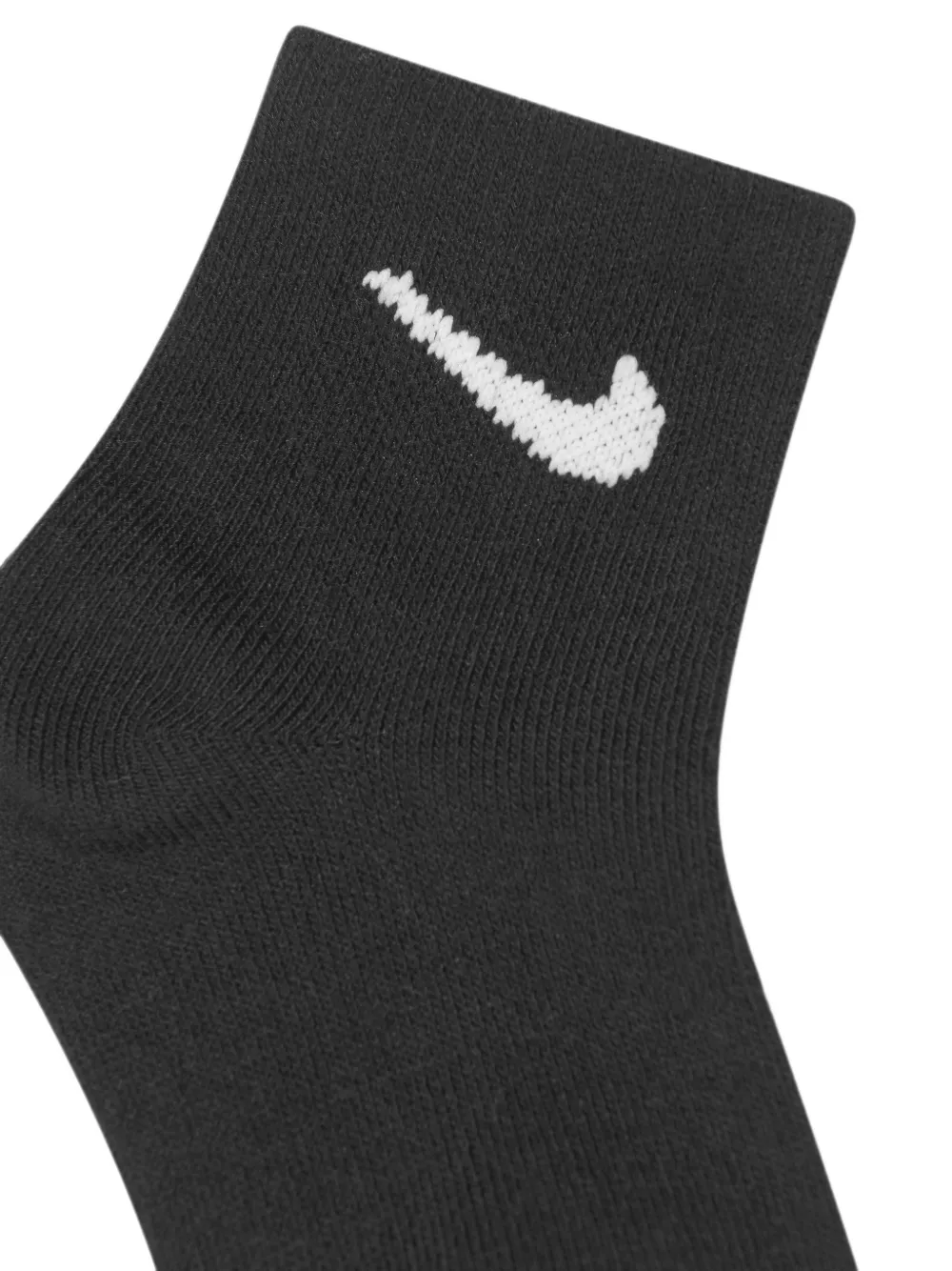 Nike Kids Drie paar sokken met Swoosh-logo Zwart