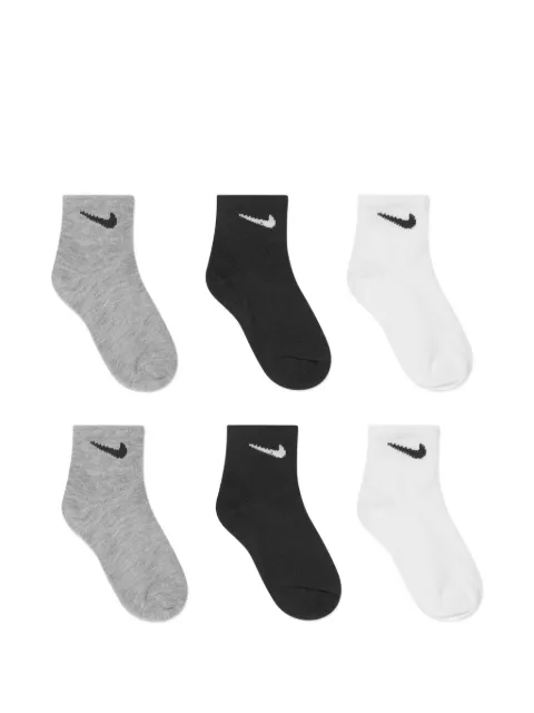 Nike Kids Swoosh-logo ankle socks set ( set of three)