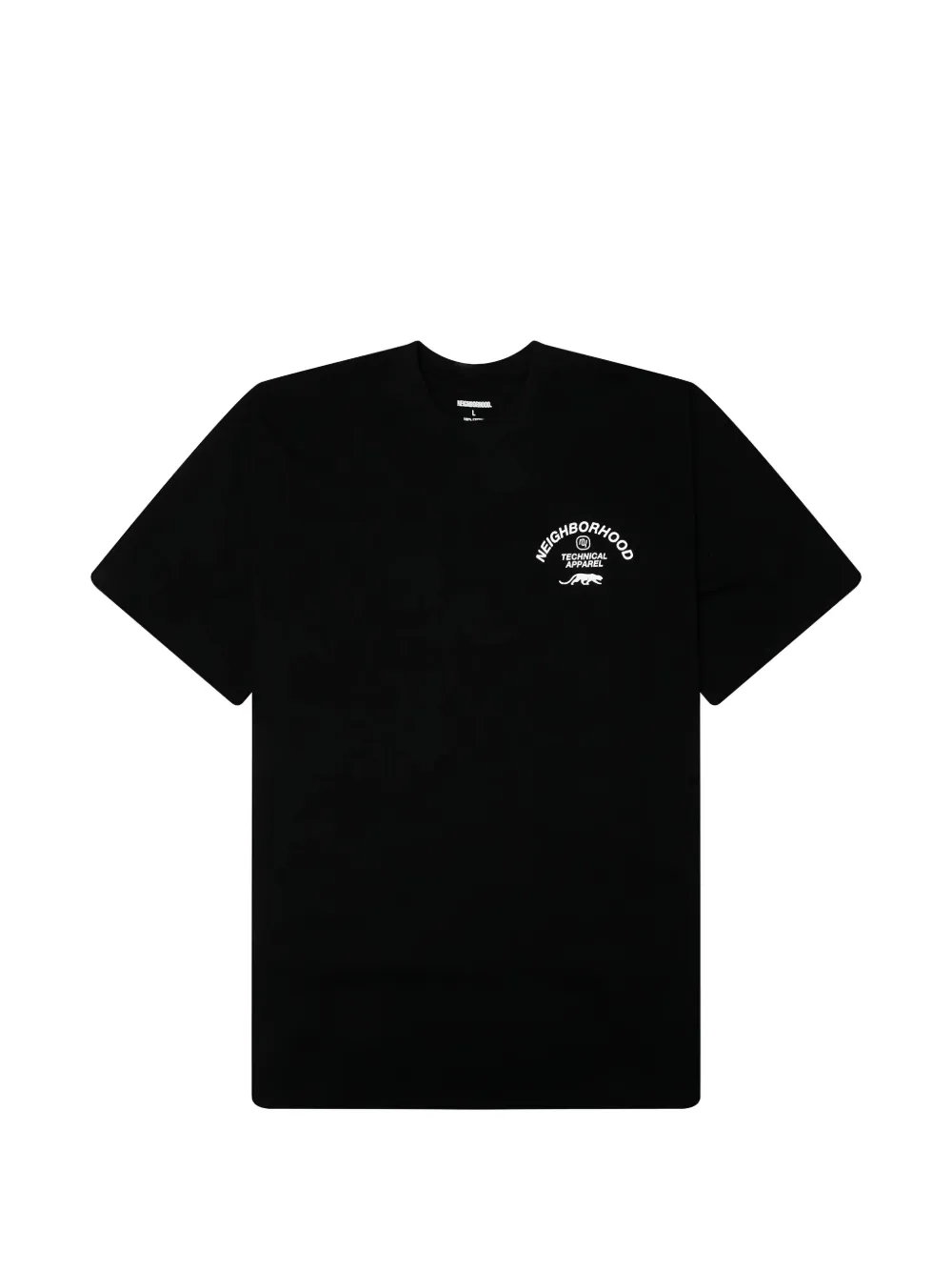 Neighborhood logo-print T-shirt - Nero