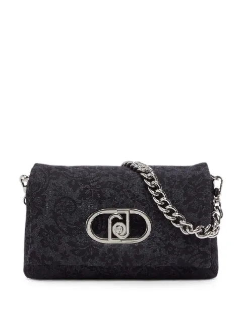 LIU JO medium LaPuffy bag in printed denim