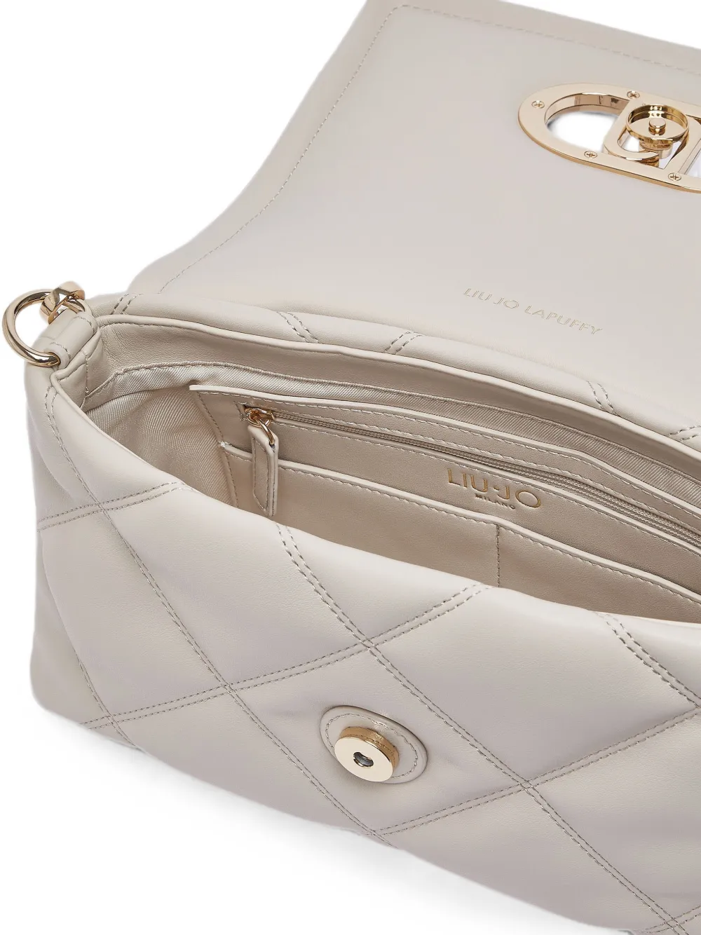 LIU JO Medium LaPuffy gewatteerde tas Beige
