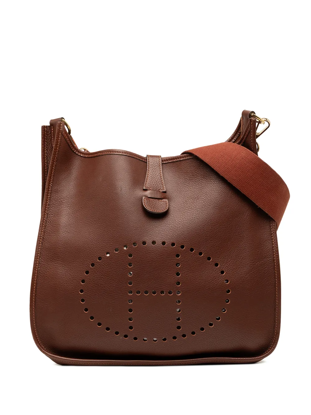 Hermès Pre-Owned Borsa a tracolla Evelyne 33 in pelle Clemence 1998 - Marrone