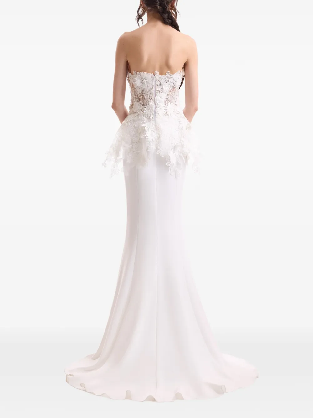 Gemy Maalouf Asymmetrische rok Wit
