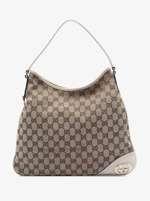 Gucci Pre-Owned bolsa hobo New Britt de lona GG 2016-2026