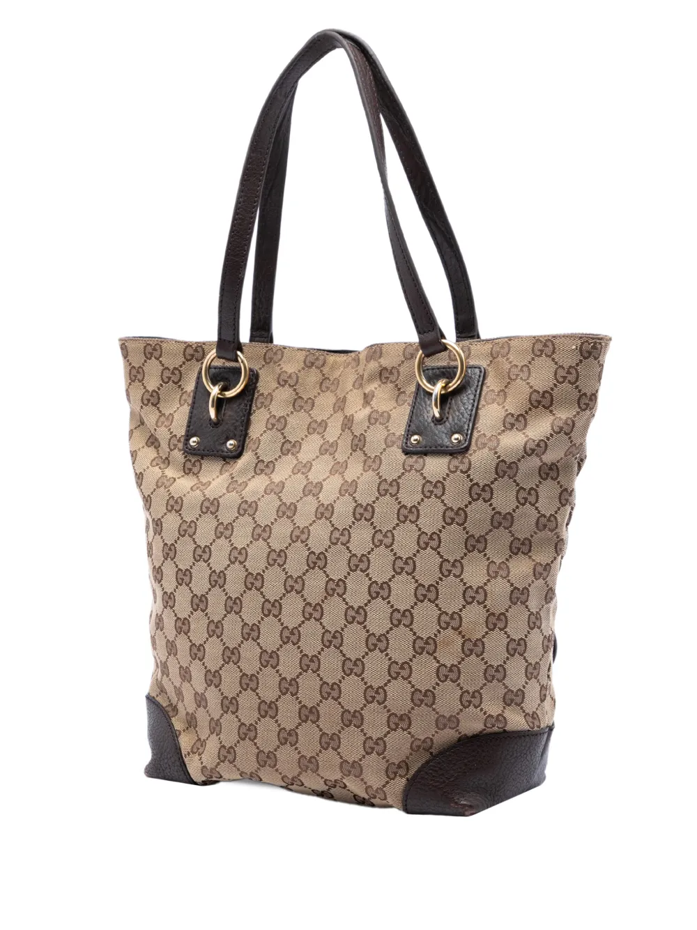 Gucci Pre-Owned 2016-2026 GGキャンバス GGチャーム トートバッグ