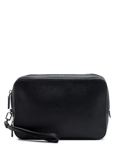 Prada Pre-Owned 2000-2013 Saffiano Double Zip Travel Pouch clutch bag