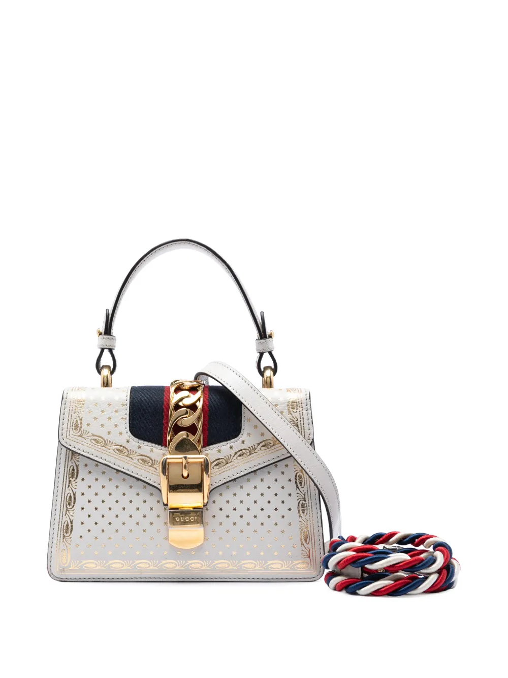 Gucci Pre-Owned Borsa a tracolla Sylvie mini 2016-2026 - Oro