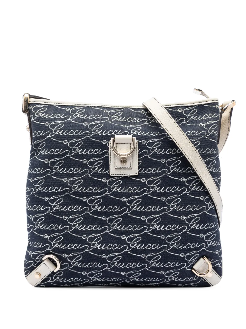 Gucci Pre-Owned Borsa a tracolla Abbey D Ring 2016-2026 - Blu
