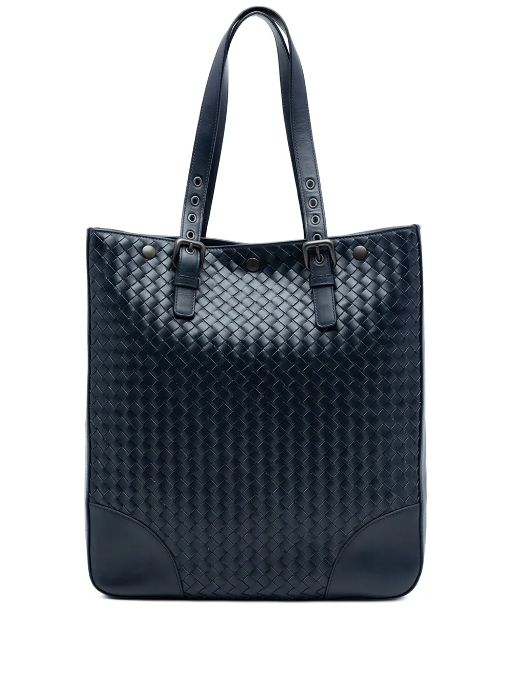 Bottega Veneta Pre-Owned 2012-2026 Nappa Intrecciato Tote Bag - Blau