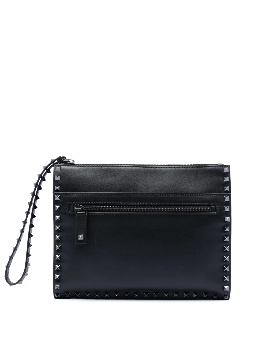 Valentino Garavani Pre-Owned Clutch Rockstud 2018-2026 - Nero